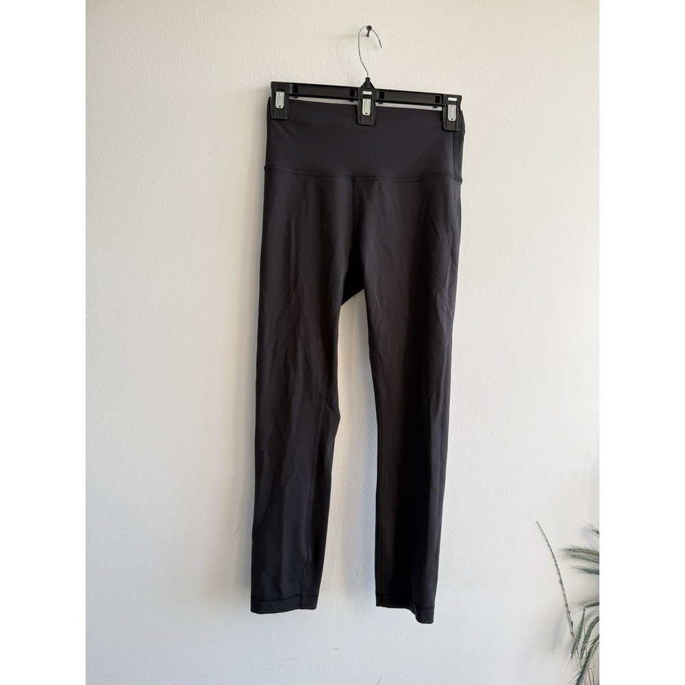 Lululemon Wunder Train Crop 23" Leggings Black 6 LW6BNFS